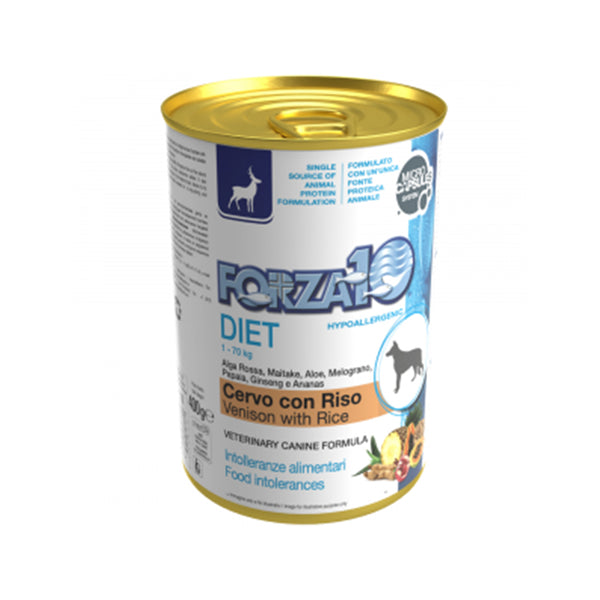 Forza10 Umido Cane Diet Cervo con Riso 400gr