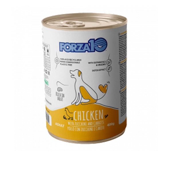 Forza10 Umido cane Maintenance pollo con zucchine e carote