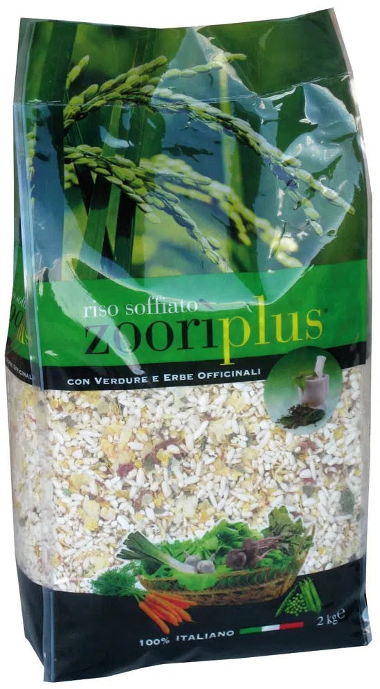Zoori Plus Dog - Riso soffiato con Verdure