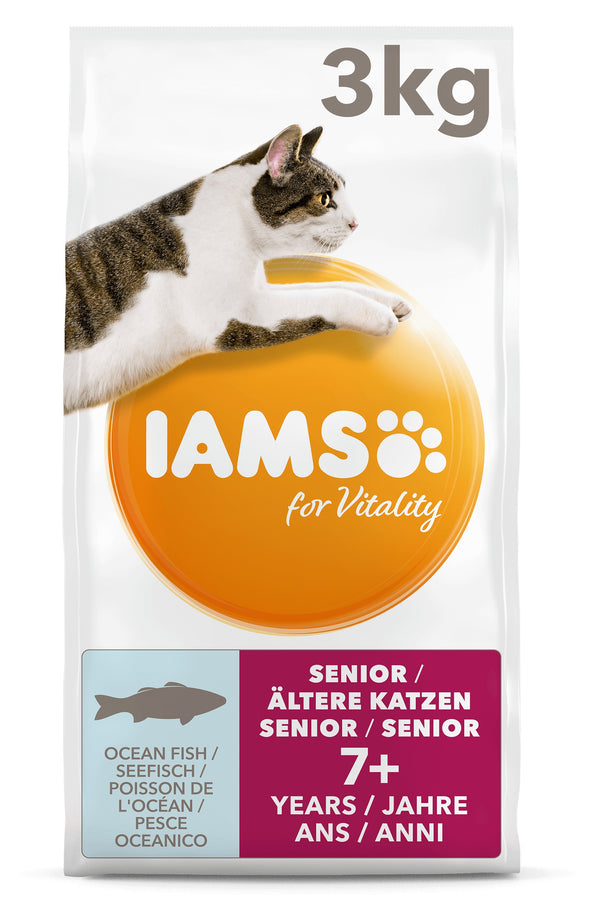 Iams for Vitality - Secco Gatto Senior - con Pesce oceanico
