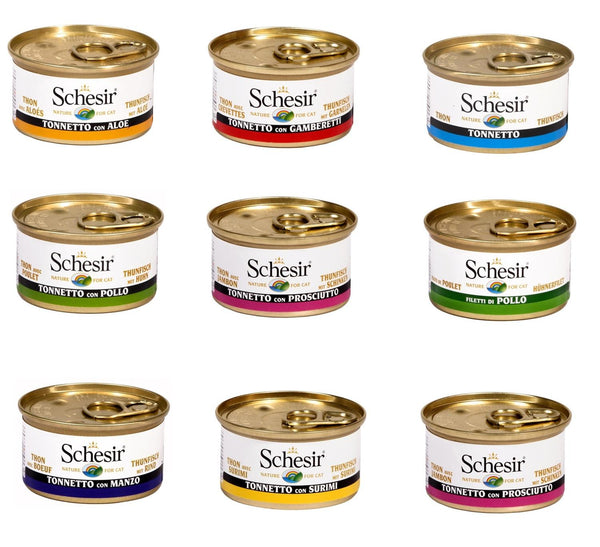 Schesir Gatto Scatoletta Natural 85gr  - Vari gusti