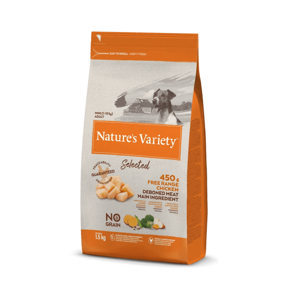 Nature's Variety No grain mini adult pollo allevato a terra
