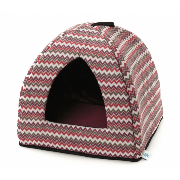 Leopet - Cuccetta a piramide per gatti "Cleo" - Cuscino in gomma estraibile