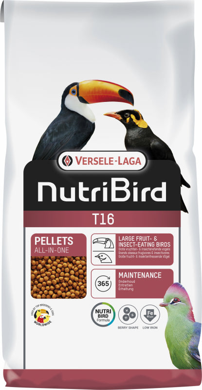 Versele Laga NutriBird T 16 Original per tucani, turachi e altri grandi frugivori