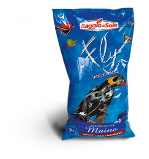 Mangime pellettato per insettivori merli e maine raggio di sole