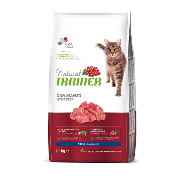 Natural Trainer Gatto Adult Manzo