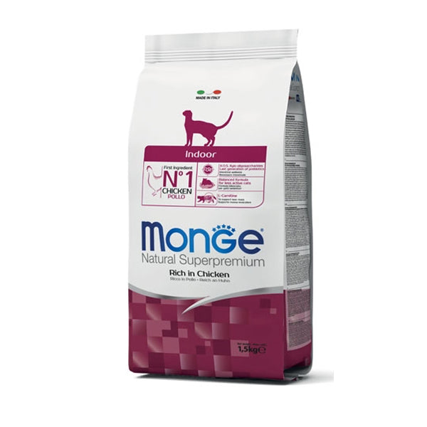 Monge Natural Superpremium Cat Indoor Ricco di Pollo