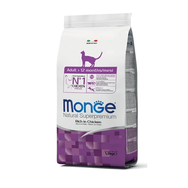 Monge Natural Superpremium Cat Adult Ricco in Pollo