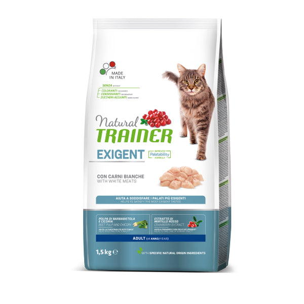 Natural Trainer Gatto Exigent Adult con Tacchino