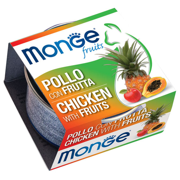 Monge Fruits gatto Pezzetti di pollo con Frutta