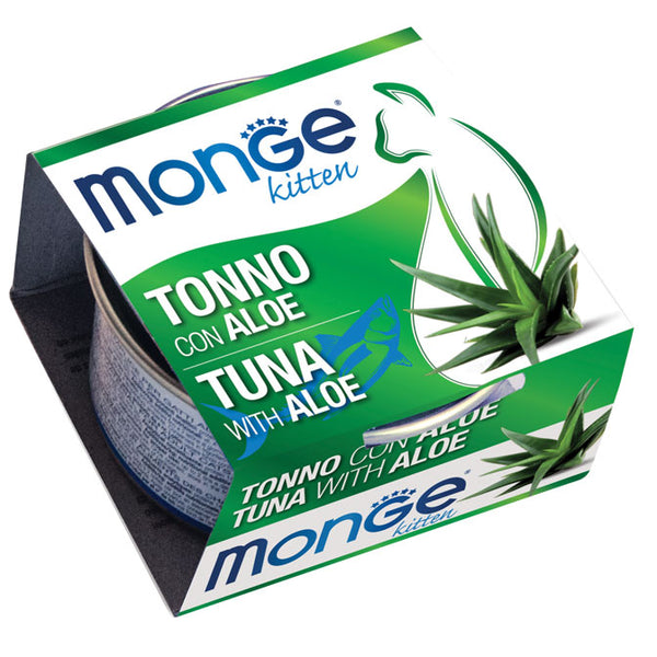 Monge Fruits gatto Kitten Pezzetti di Tonno con Aloe