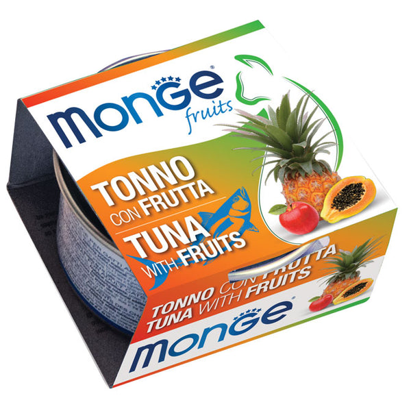 Monge Fruits gatto Pezzetti di Tonno con Frutta