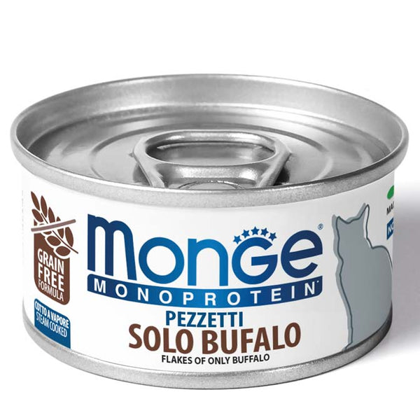 Monge Monoprotein Umido gatto Pezzetti solo bufalo