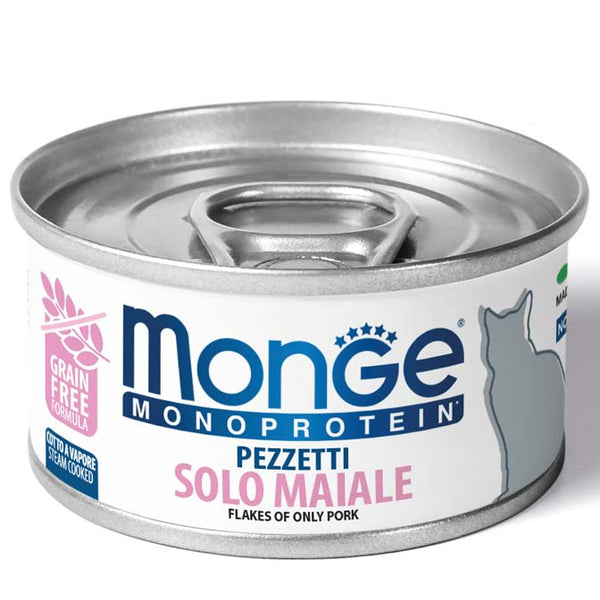 Monge Monoprotein Umido gatto Pezzetti solo Maiale