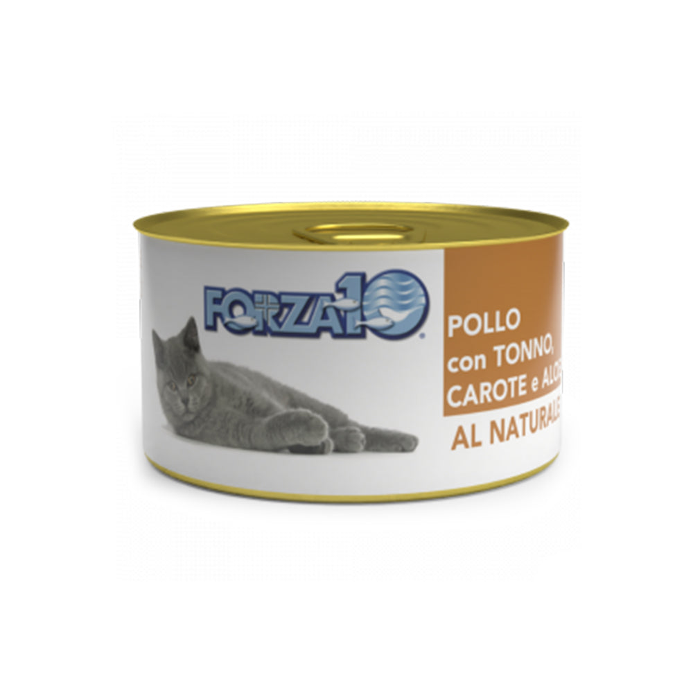 Forza10 Maintenance Gatto Umido Pollo con tonno, carote e aloe Al Naturale