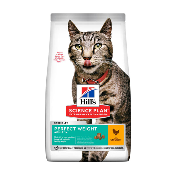 Hill's Science Plan Adult Perfect Weight Alimento per Gatti con Pollo
