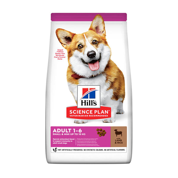 Hill's Science Plan Small & Mini Adult Alimento per Cani con Agnello e Riso