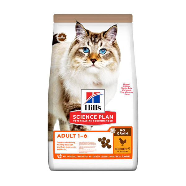 Hill's Science Plan NO GRAIN ADULT Alimento per Gatti con Pollo