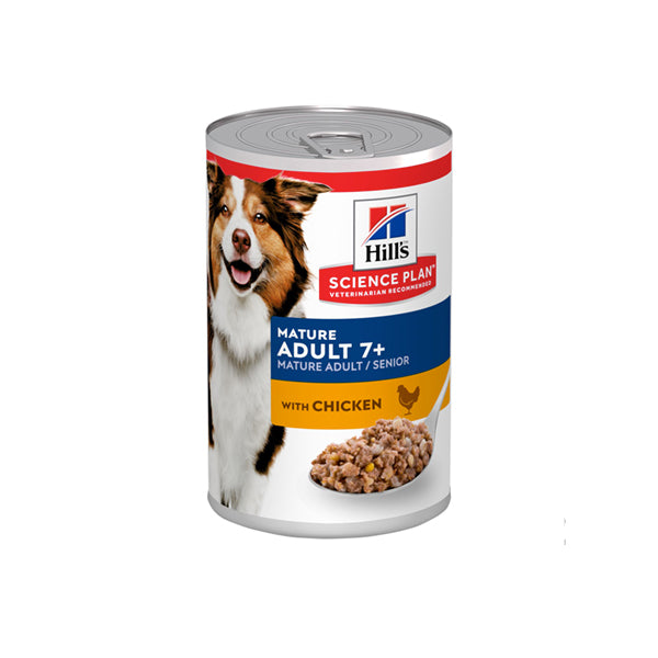 Hill's Science Plan Mature Adult 7+ Alimento per Cani con Pollo Lattina
