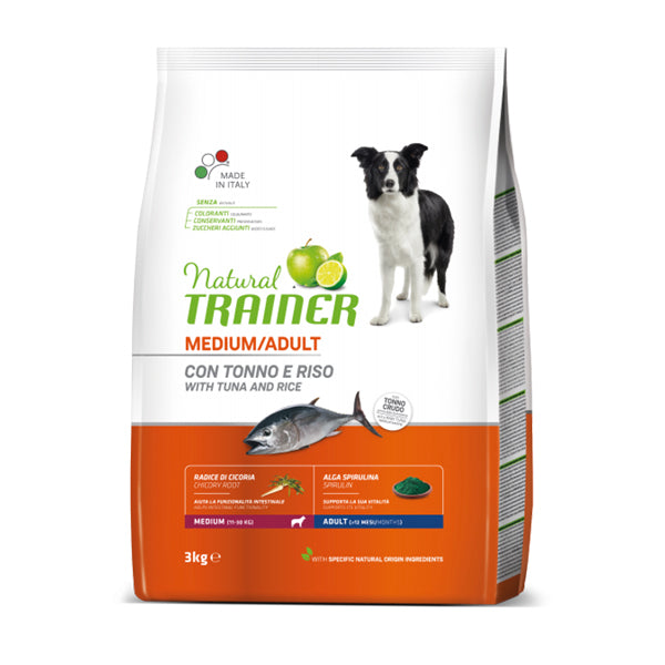 Natural Trainer Medium Adult con Tonno e Riso