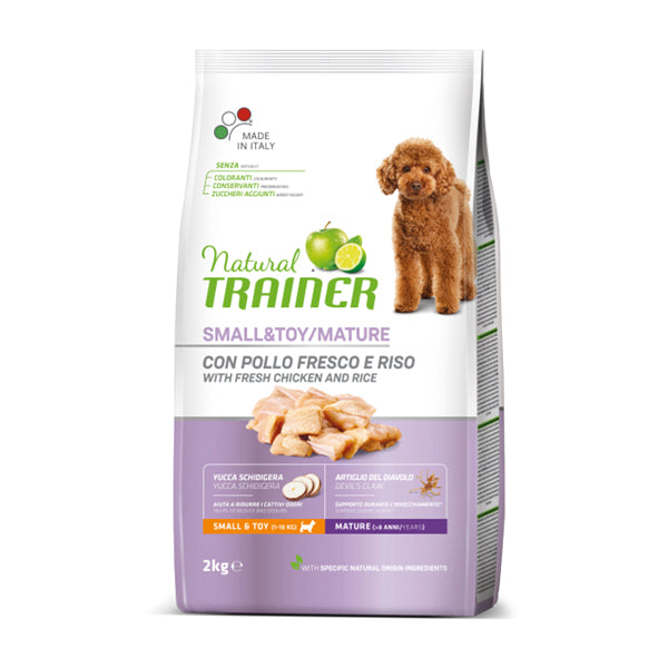 Natural Trainer Cane small Mature con Pollo Fresco e Riso