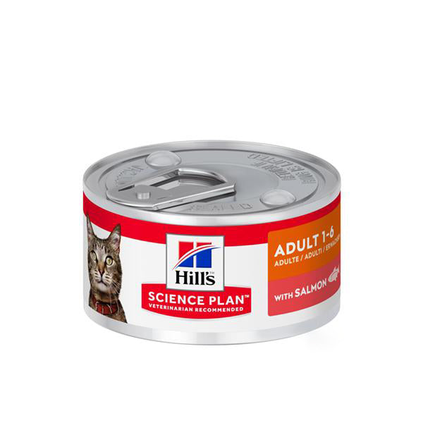 Hill's Science Plan Adult Alimento per Gatti con Salmone Lattina