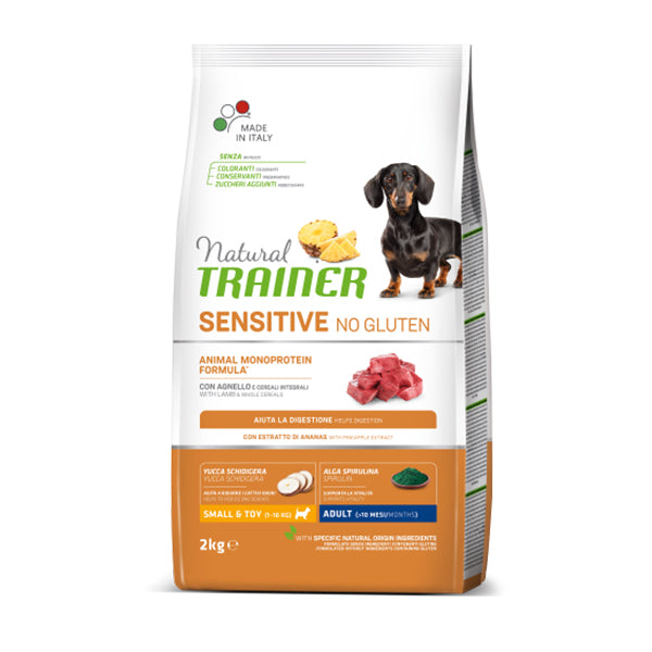 Natural Trainer Sensitive no gluten Adult Small con Anatra e Cereali Integrali