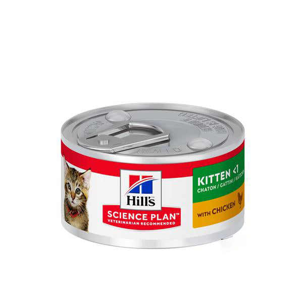 Hill's Science Plan Kitten Alimento per Gattini con Pollo Lattina