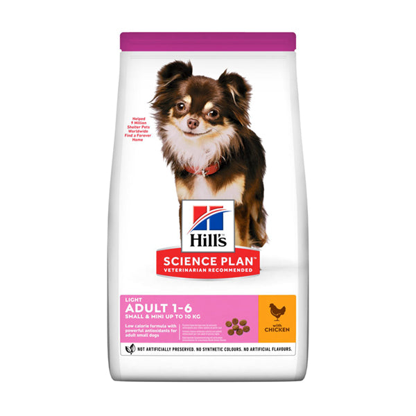 Hill's Science Plan Light Small & Mini Alimento per Cani con Pollo