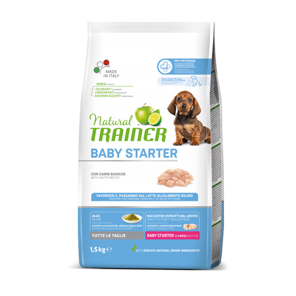 Natural Trainer Baby Starter (1-3 mesi) - Cane Secco - Tutte le Taglie - con Carni Bianche