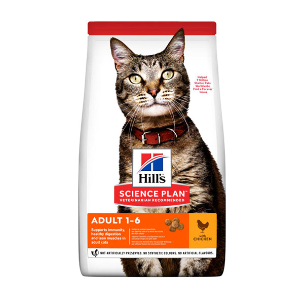 Hill's Science Plan Adult Alimento per Gatti al Pollo