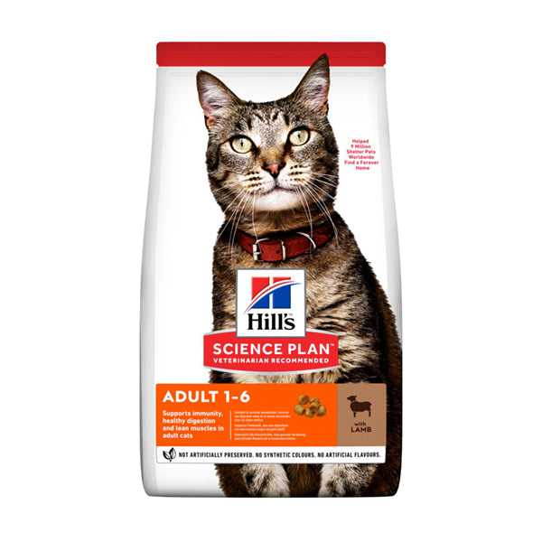 Hill's Science Plan Adult Alimento per Gatti con Agnello
