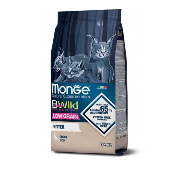 Monge Bwild Low Grain Gatto Kitten Oca