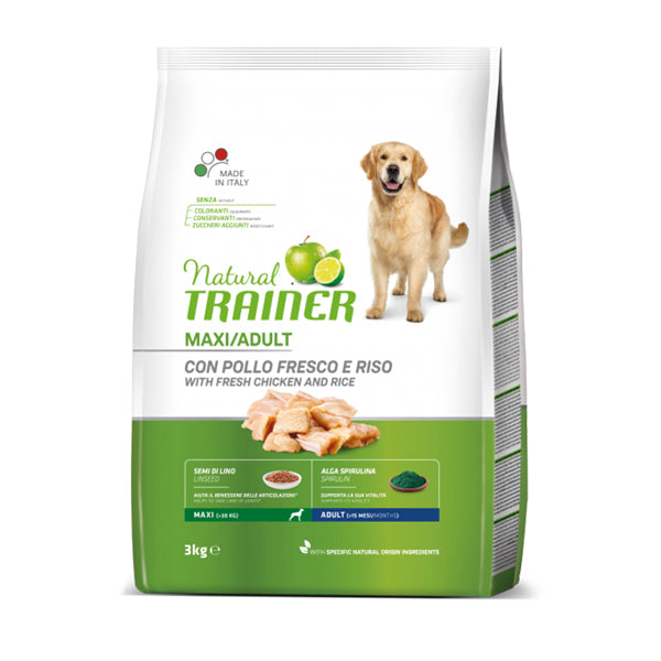 Natural trainer Maxi Adult con Pollo Fresco e Riso