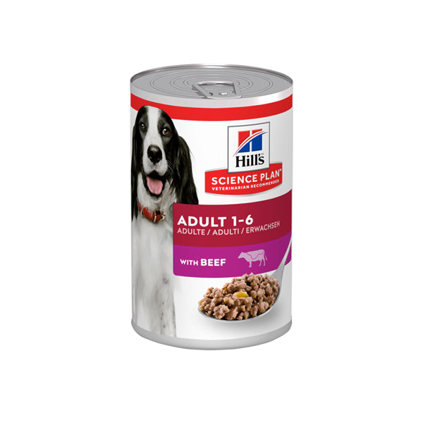 Hill's Science Plan Adult Alimento per Cani con Manzo Lattina