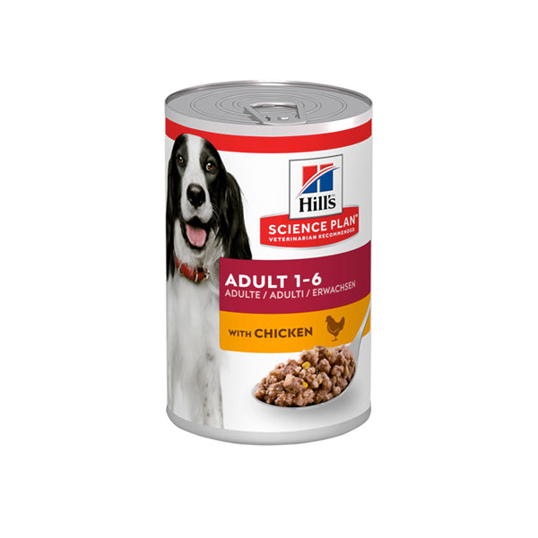 Hill's Science Plan Adult Alimento per Cani con Pollo Lattina