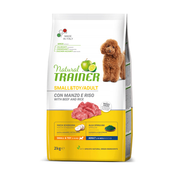 Natural Trainer Adult Small & Toy con Manzo