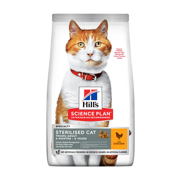 Hill's Science Plan Adult Sterilised Cat Alimento per Gatti al Pollo