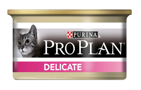 Purina Pro Plan Cat Delicate Mousse Lattina 85G Tacchino - umido gatto