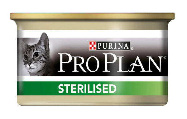 Purina Pro Plan Cat Sterilised Patè Lattina 85G - Tonno e salmone - umido gatto