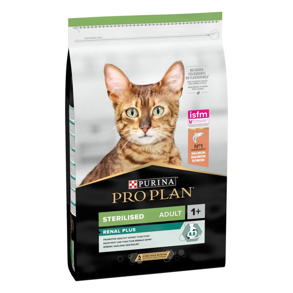 Purina Pro Plan Renal Plus Sterilised Adult 1+ con Salmone - secco gatto