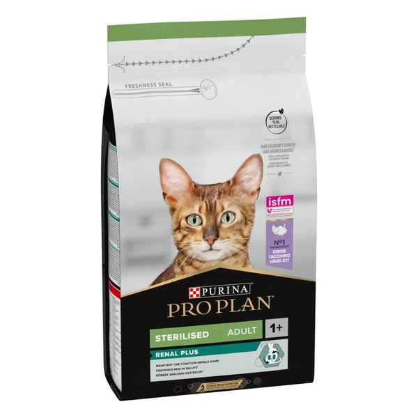 Purina Pro Plan Renal Plus Sterilised Adult 1+ con Tacchino