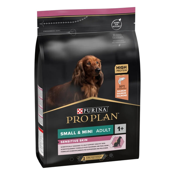 Purina Pro Plan Sensitive Skin Small e Mini Adult al salmone - secco cane