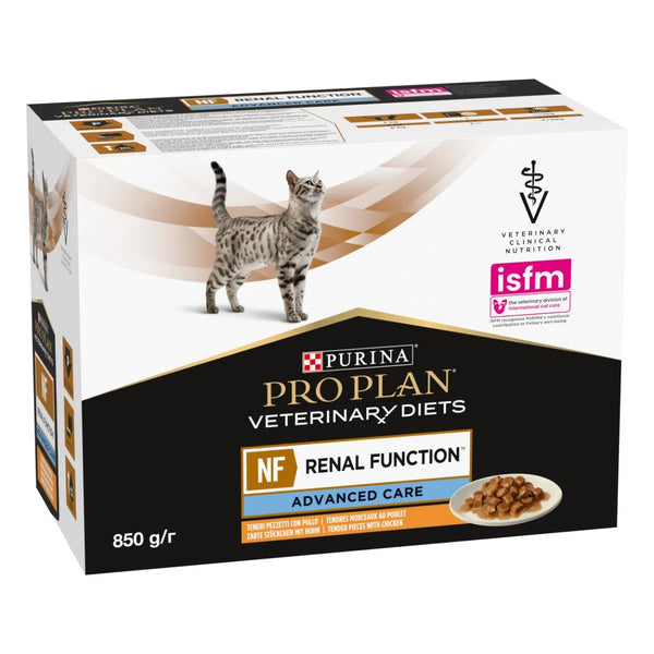 Purina Pro Plan Veterinary Diets Nf Renal Function Advanced Care Gatto Multipack al Pollo - 10x85gr