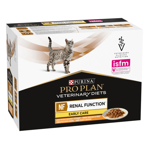 Purina Pro Plan Veterinary Diets Nf Renal Function Early Care Gatto Multipack al Pollo - 10x85gr