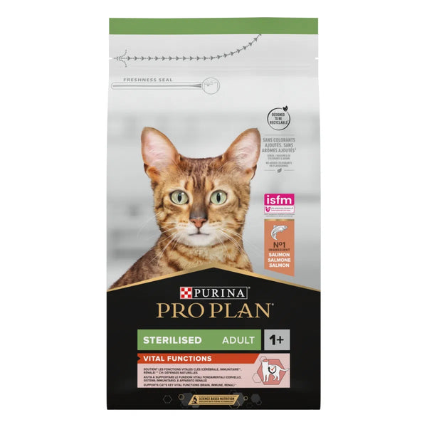 Purina Pro Plan Vital Functions Sterilised Adult 1+ con Salmone - secco gatto