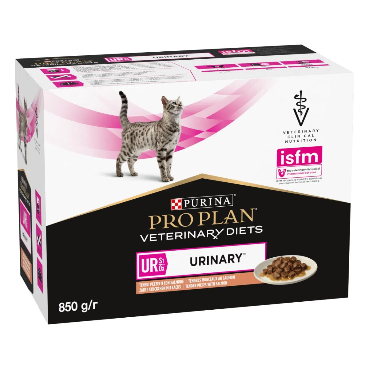 Pro Plan Veterinary Diets Urinary UR St/Ox con Salmone - 10X85GR