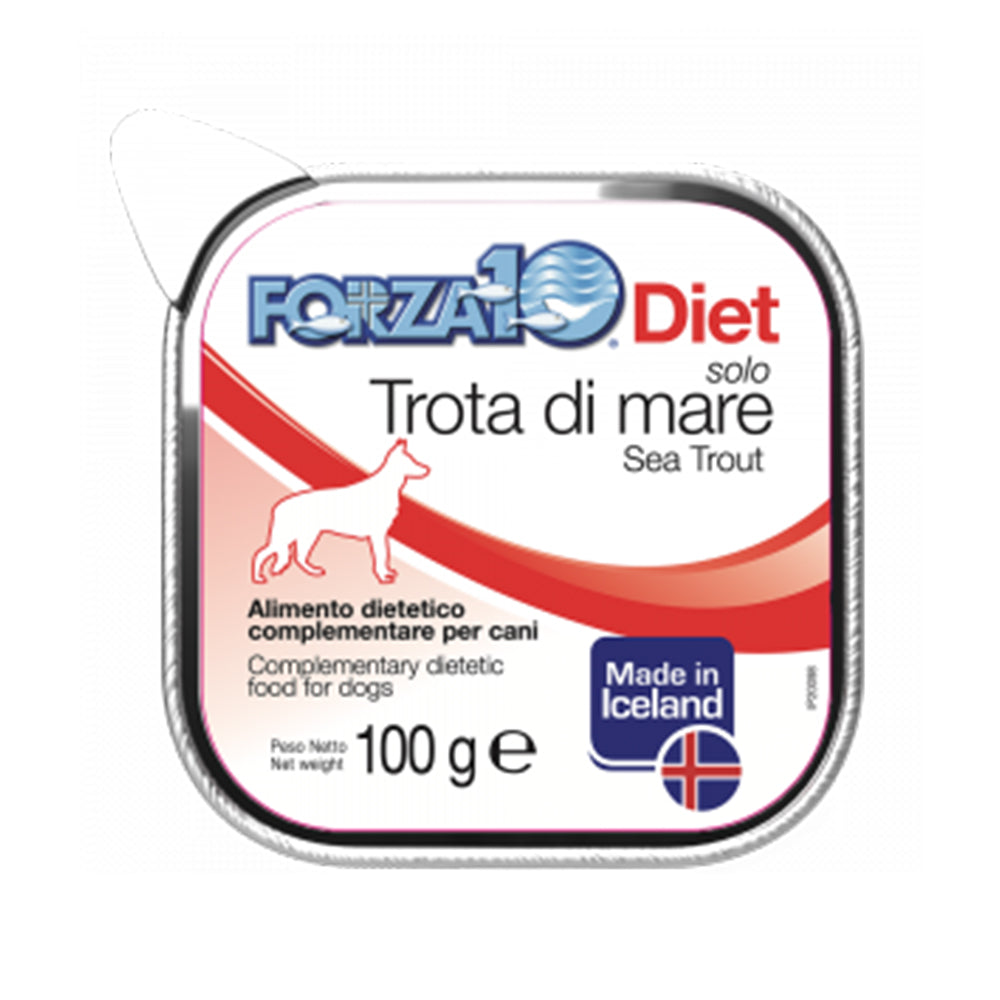 Forza10 Umido Cane Solo Diet Trota di mare