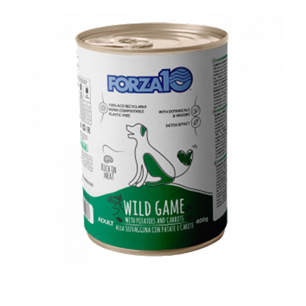 Forza10 Umido cane Maintenance alla selvaggina con patate e carote